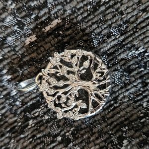 Lg Silver Tree Of Life Hinged Locket